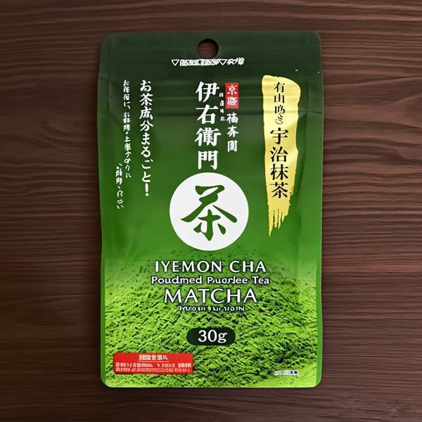 IYEMON Uji Kyoto Matcha Fukujyuen Stone-ground 30g × 2 bag Made in JAPAN - j-Grab Mall