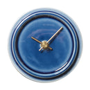 GLAZED CLOCK Ceramic Clock Handmade Tajimi Gifu Send from Japan - Kurumira Shop