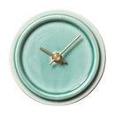 GLAZED CLOCK Ceramic Clock Handmade Tajimi Gifu Send from Japan - Kurumira Shop