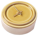 GLAZED CLOCK Ceramic Clock Handmade Tajimi Gifu Send from Japan - Kurumira Shop