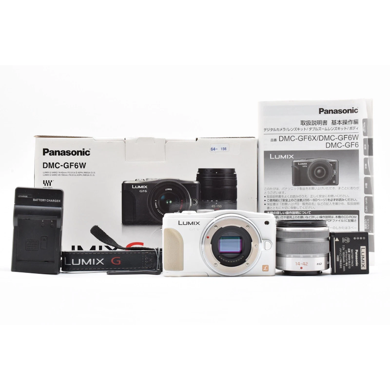 Panasonic　LUMIX G DMC-GF6W ホワイト Amazon | パナソニック ルミックス ミラーレス一眼カメラ
