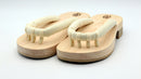 GETALS for Room Five-Toe Indoor Wooden Sandals with Tono Hinoki - Saganoya