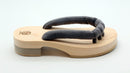GETALS for Room Five-Toe Indoor Wooden Sandals with Tono Hinoki - Saganoya
