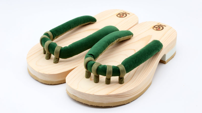 GETALS for Room Indoor Five-Toe Wooden Sandals with Color Straps – Saganoya