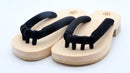 GETALS for Room Five-Toe Indoor Wooden Sandals with Tono Hinoki - Saganoya