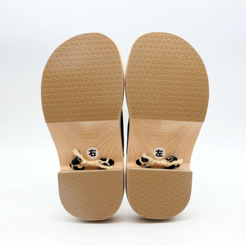 GETALS for Room Five-Toe Indoor Wooden Sandals with Tono Hinoki - Saganoya