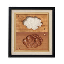 Rakugan Wooden Mold Art Frame – Plum Blossom Ume Design - Kurumira Shop