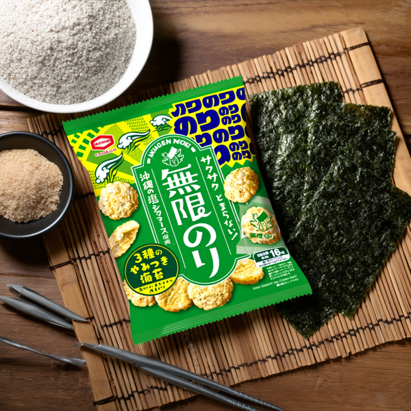 Kameda Seika Mugen Nori Seaweed Rice Crackers 73g – Made in JAPAN - Tokyo Sakura Mall