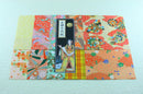 Yuzen Chiyogami Paper (Murasaki Shikibu, Fujiwara no Michinaga, Abe no Seimei, Sei Shonagon, Akiko) – Manga-Style Designs – 22×22cm - Kurumira Shop