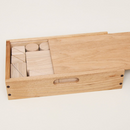 48-Piece Wooden Building Blocks Set Natural Walnut - Suzuki Kobo