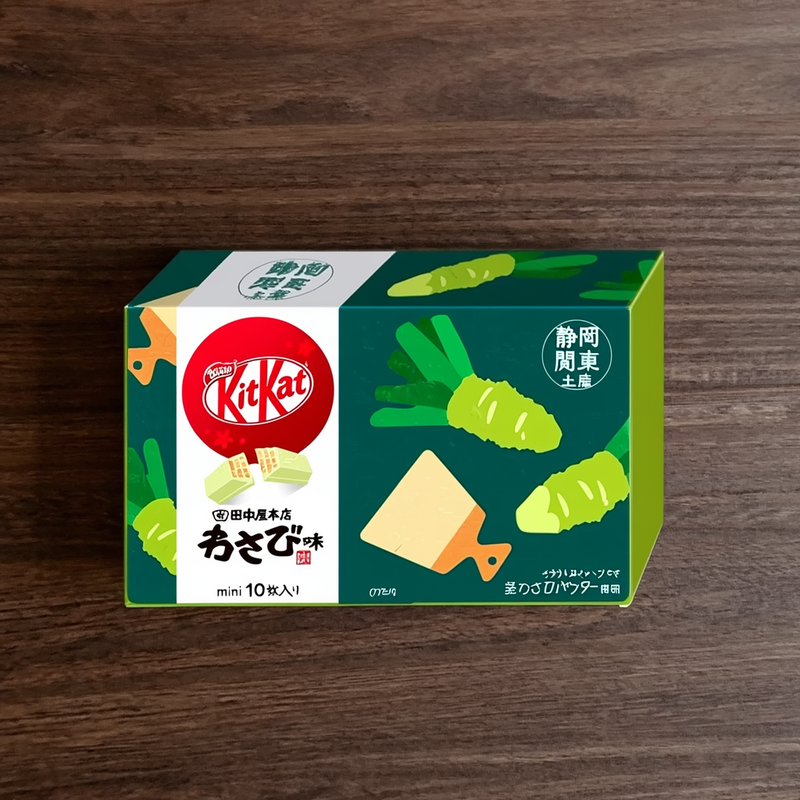 Nestle Kit Kat Mini Tamaruya Wasabi Flavor 10 piece Made in JAPAN - Tokyo Snack Land