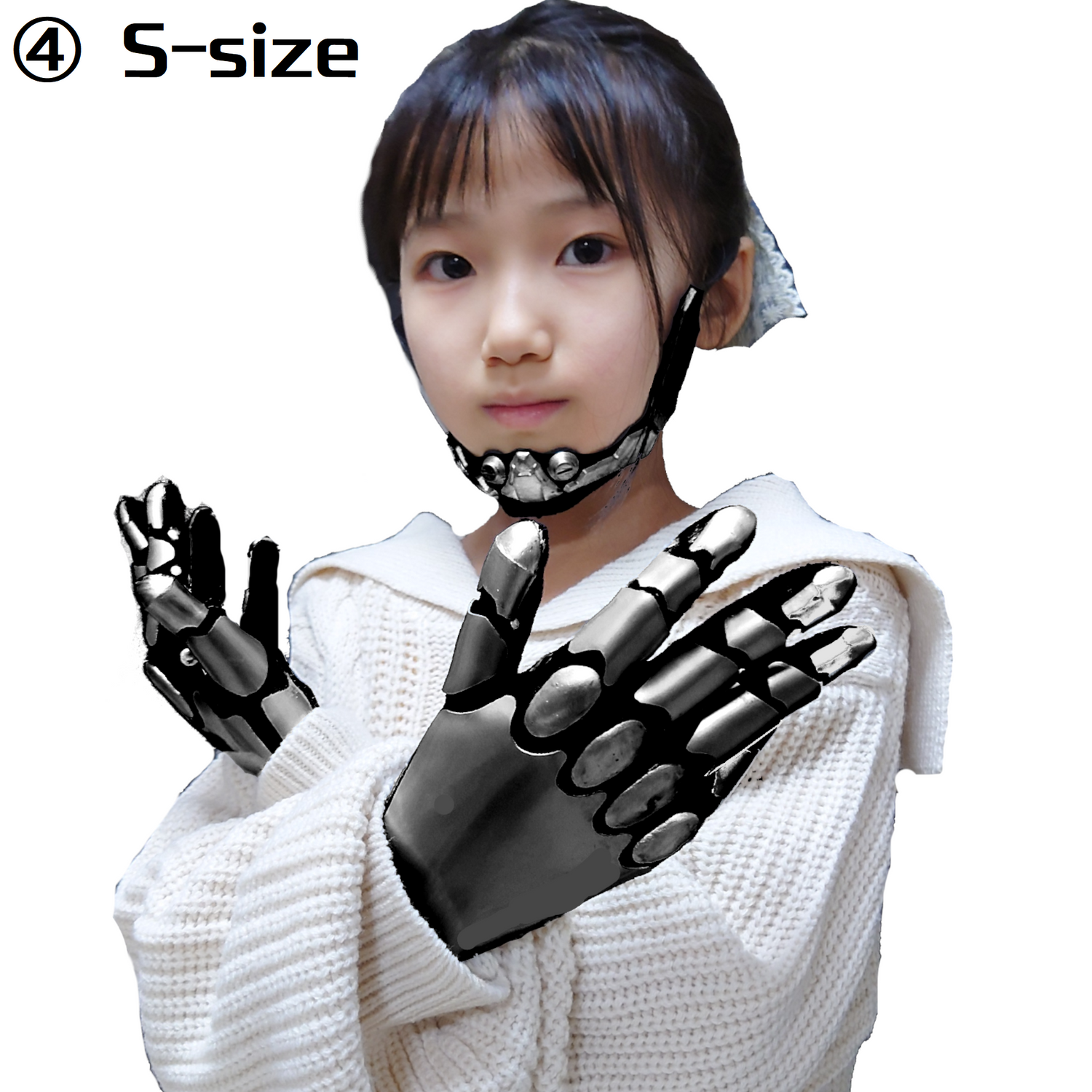 Cyborg Cosplayer Gloves Left & Right Hand Set Cyborg Labo Japan | j-Grab Mall Sakura Japan