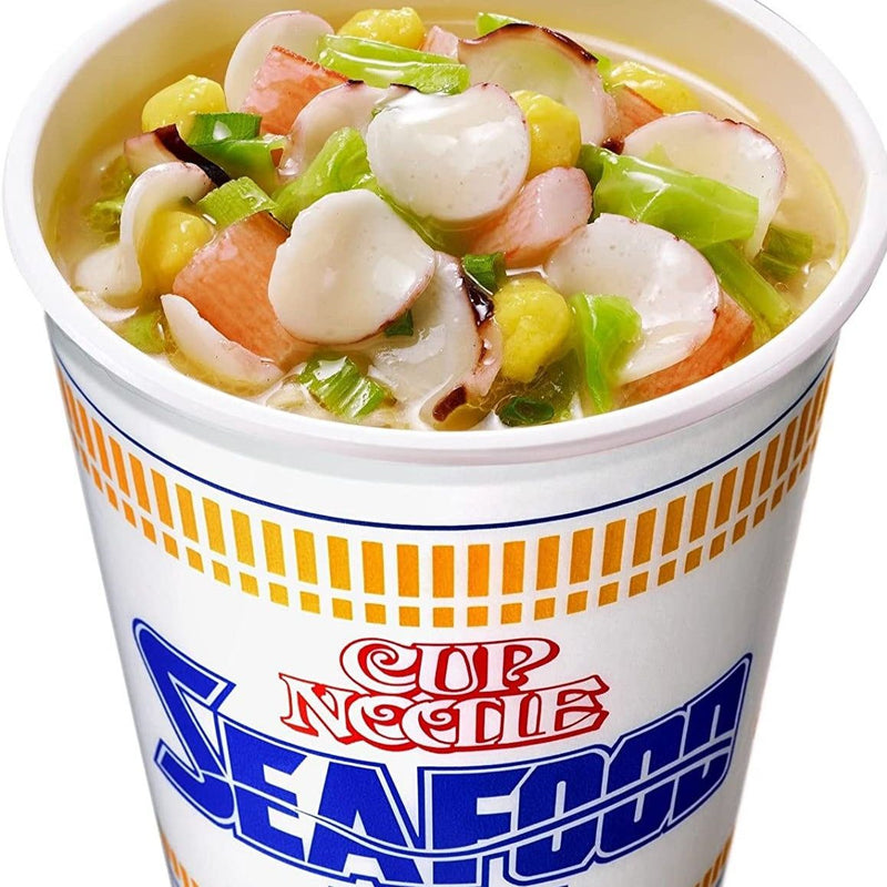 Nissin Seafood Cup Noodle Instant Ramen 75g x 20 Packs Japan | j-Grab Mall Sakura Japan