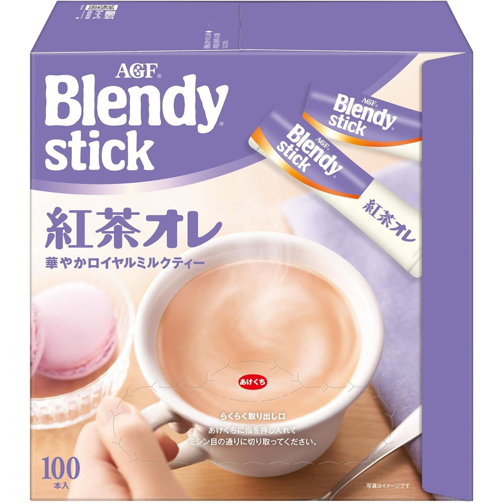 AGF Blendy Stick Tea Lait 100 Stick Milk Tea Made in JAPAN - Tokyo Sak